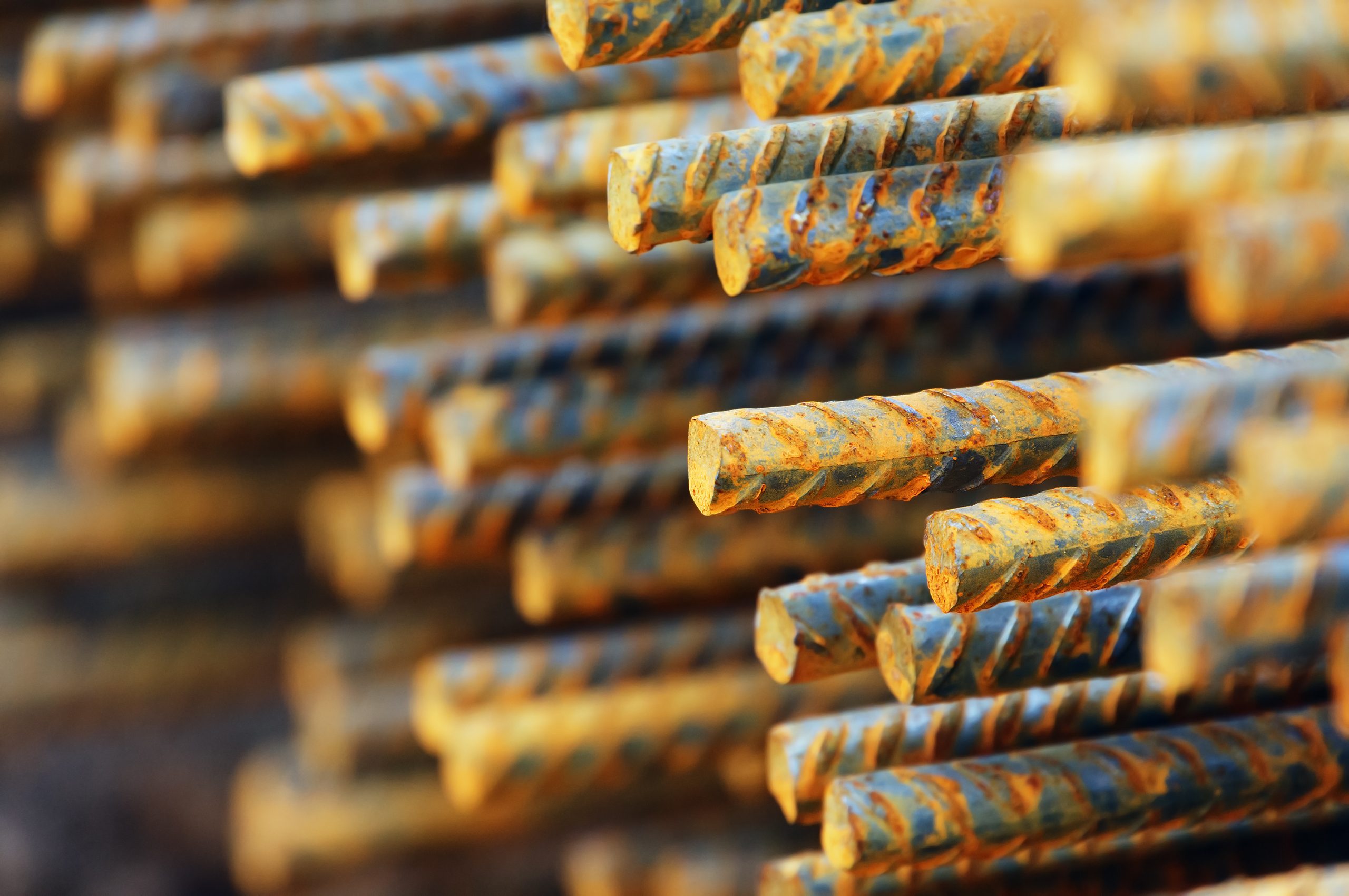construction metallic bars Rebar Construction Bars