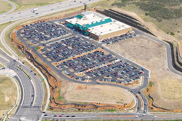 Parking Lot of Cabelas in Lone Tree Colorado