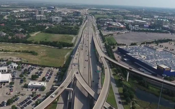 Aerial View of Roads Aerial View of Roads and Interchanges
