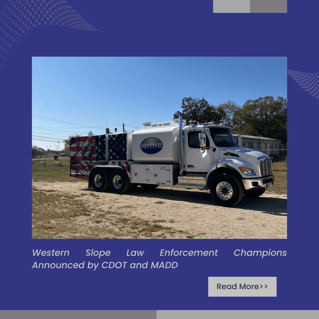Western Slope Law Enforcement Champions Announced by CDOT and MADD